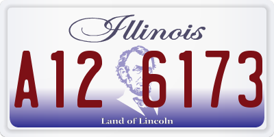 IL license plate A126173