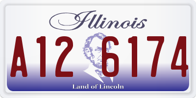 IL license plate A126174
