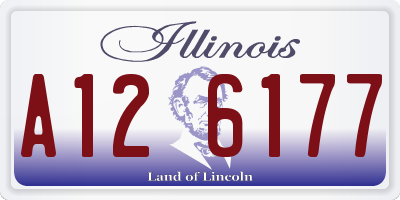 IL license plate A126177