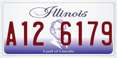 IL license plate A126179