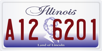 IL license plate A126201