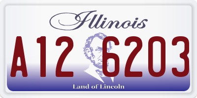 IL license plate A126203