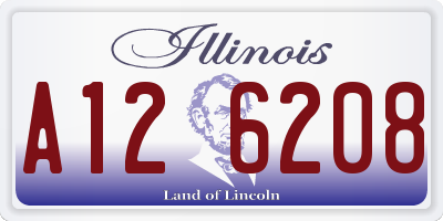 IL license plate A126208