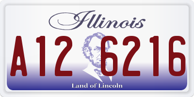 IL license plate A126216