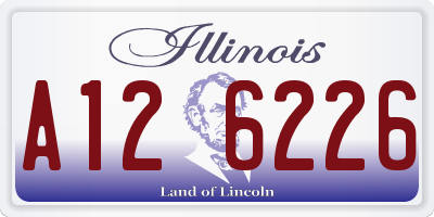 IL license plate A126226