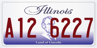 IL license plate A126227