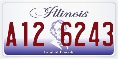 IL license plate A126243