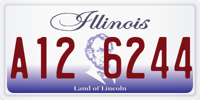 IL license plate A126244