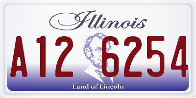 IL license plate A126254