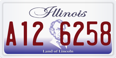 IL license plate A126258