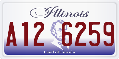 IL license plate A126259