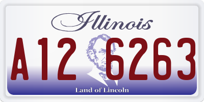 IL license plate A126263