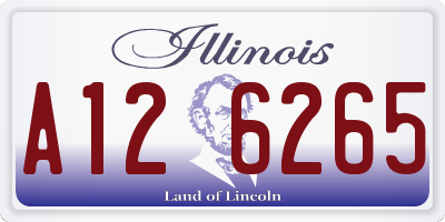 IL license plate A126265