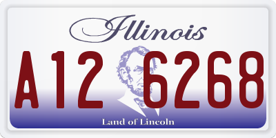 IL license plate A126268