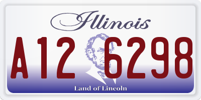 IL license plate A126298