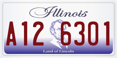 IL license plate A126301