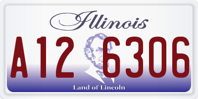 IL license plate A126306