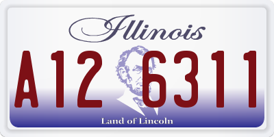 IL license plate A126311