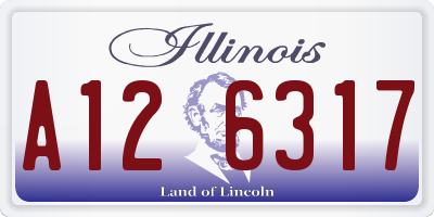 IL license plate A126317