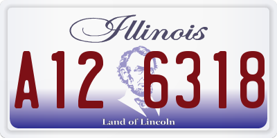 IL license plate A126318