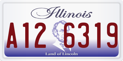 IL license plate A126319