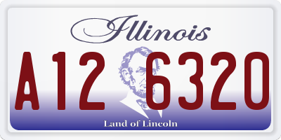 IL license plate A126320