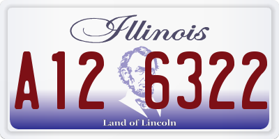 IL license plate A126322