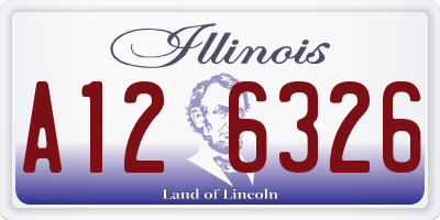 IL license plate A126326