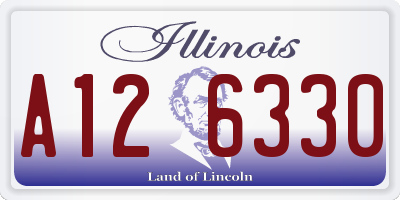 IL license plate A126330