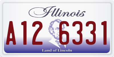 IL license plate A126331