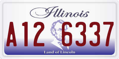 IL license plate A126337