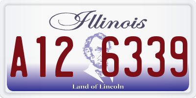 IL license plate A126339