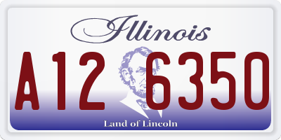 IL license plate A126350