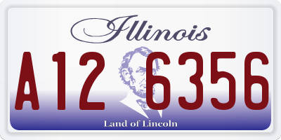 IL license plate A126356