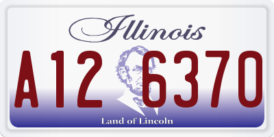 IL license plate A126370