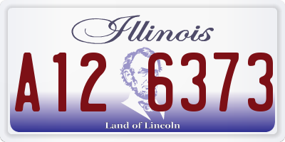 IL license plate A126373