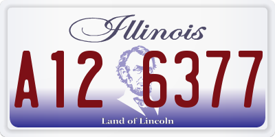 IL license plate A126377