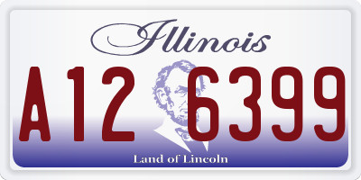 IL license plate A126399