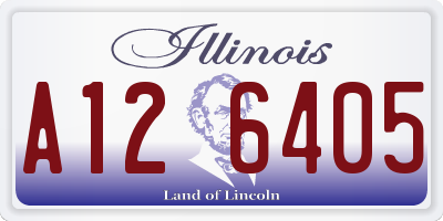 IL license plate A126405