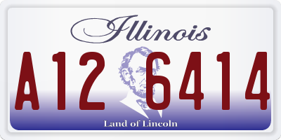 IL license plate A126414