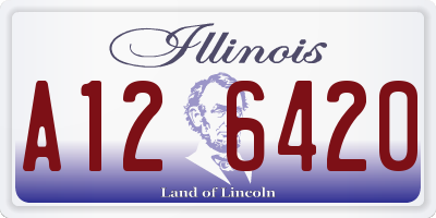 IL license plate A126420