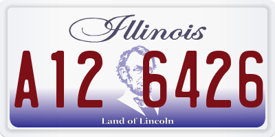 IL license plate A126426