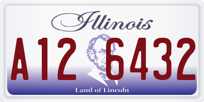 IL license plate A126432
