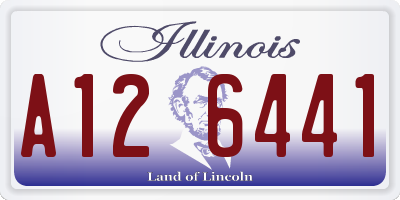 IL license plate A126441