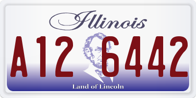 IL license plate A126442