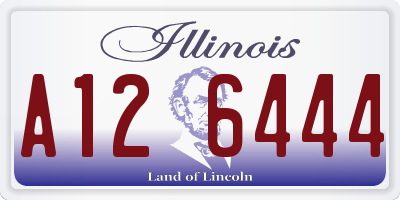 IL license plate A126444