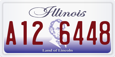 IL license plate A126448