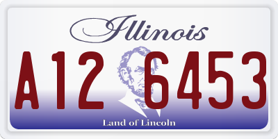 IL license plate A126453