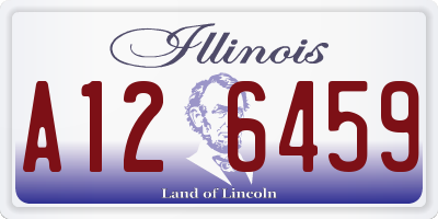IL license plate A126459