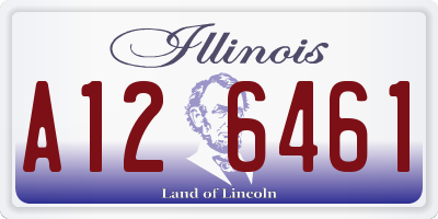 IL license plate A126461